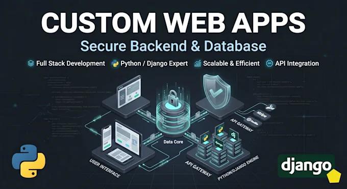 I will build custom web application as a software developer