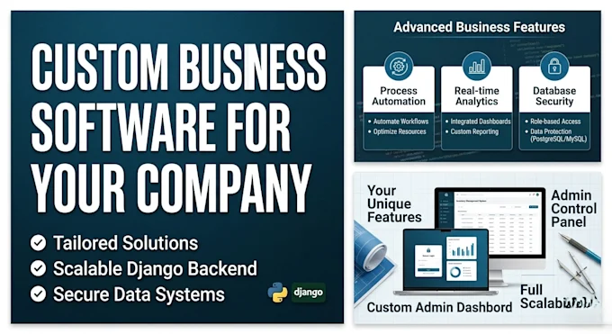 I will develop business software for your company